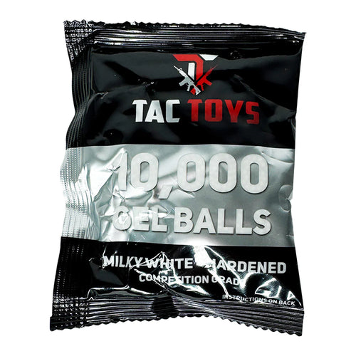 Milky White 10000 Hardened Gel Balls