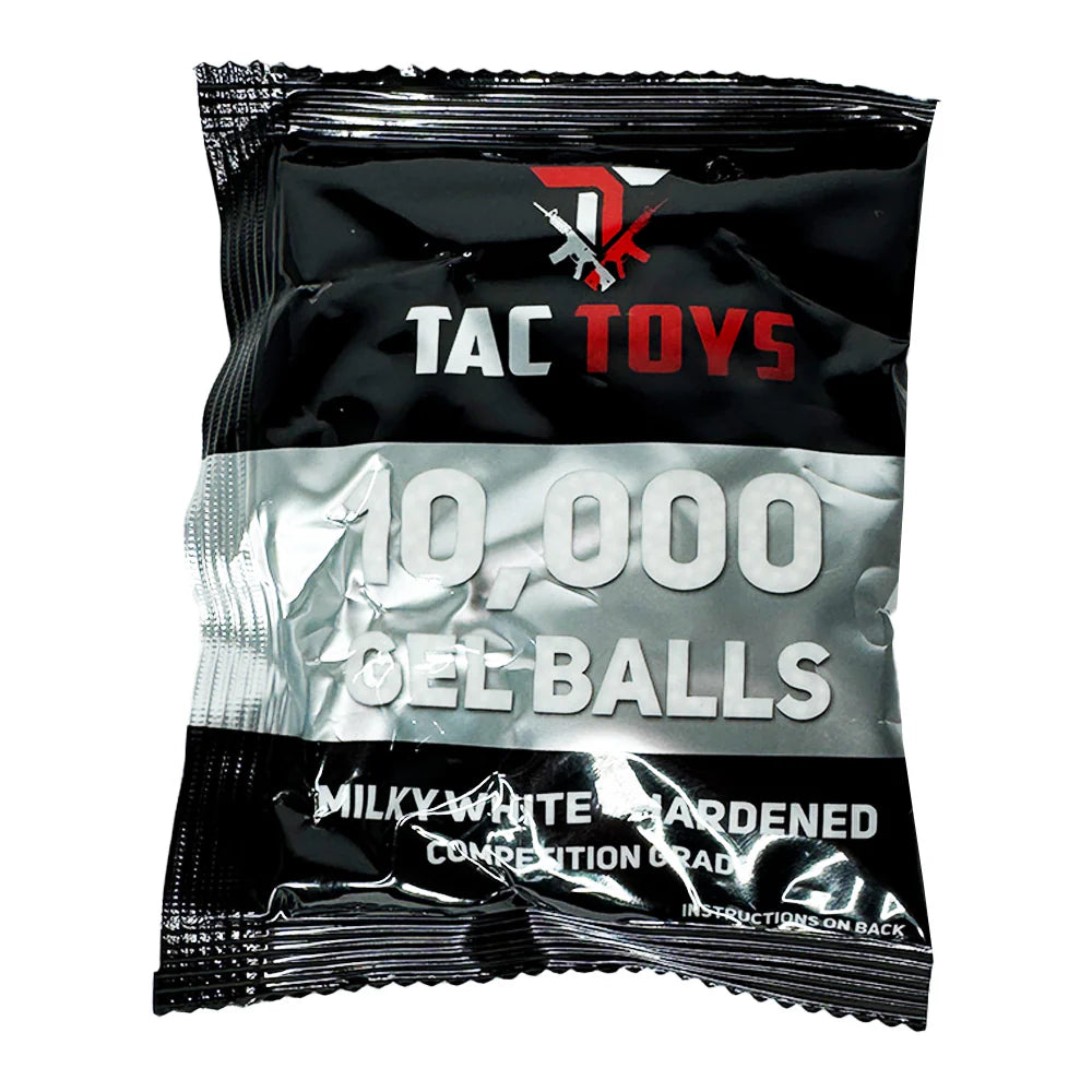 Milky White 10000 Hardened Gel Balls