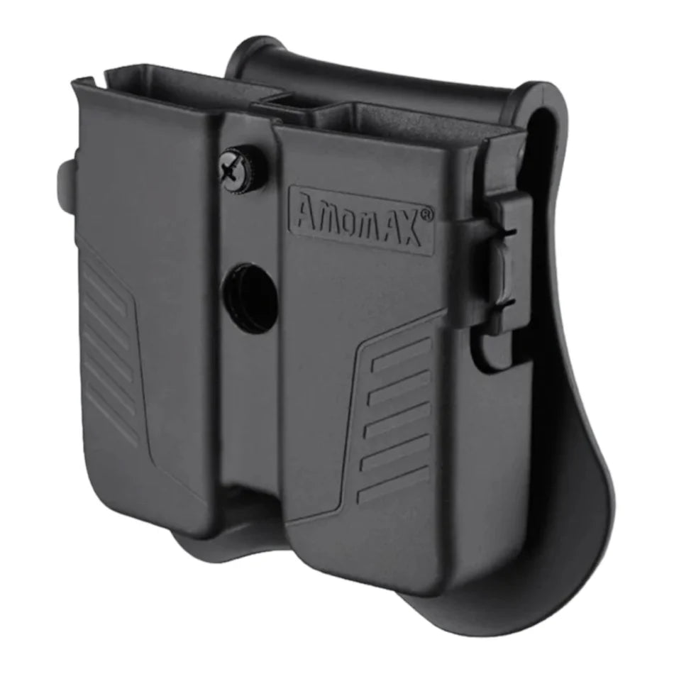 Amomax Universal Double Mag Pouch Black