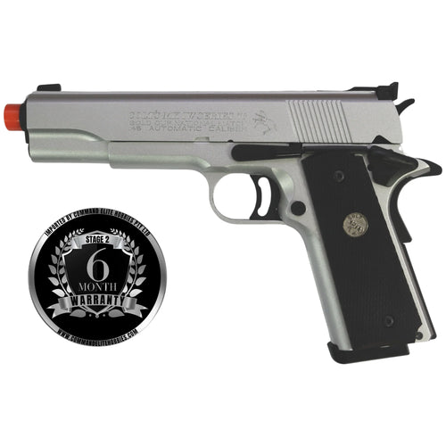 Army Armament Stage 2 R29-S MK IV Gold Cup GBB - Silver Gel Blaster