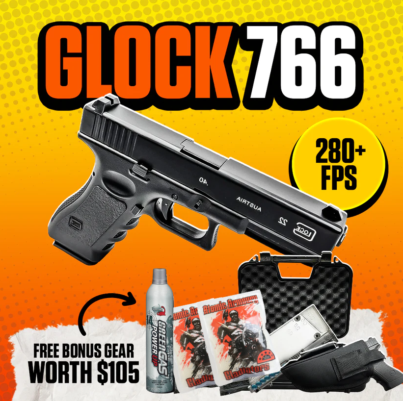 G17 Army Armament GBB Pistol Bundle