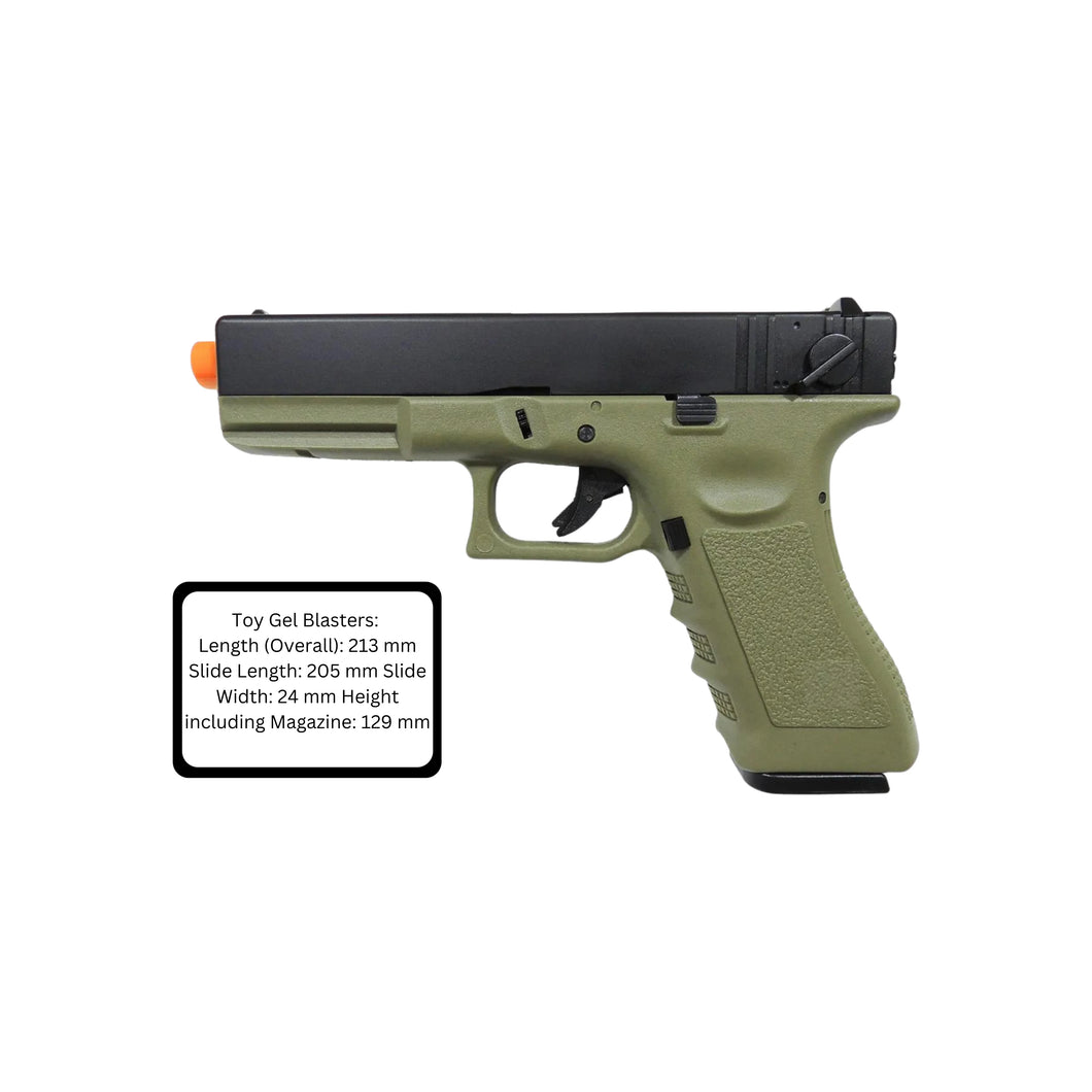 Army Armament Stage 1 R18-A Full Auto G Gel Blaster 18C Green GBB Pistol