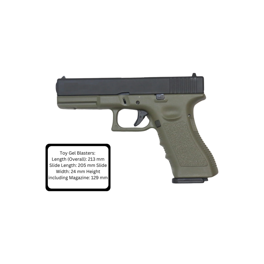 Army Armament Stage 1 R17-A Gel Blaster 17 Green GBB Pistol