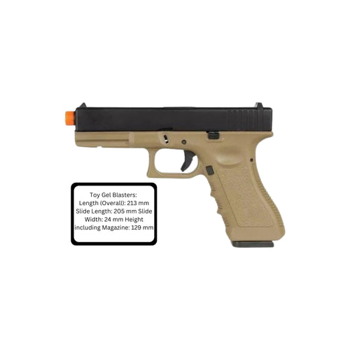 Army Armament Stage 1 R17-B Gel Blaster 17 GBB Pistol TAN