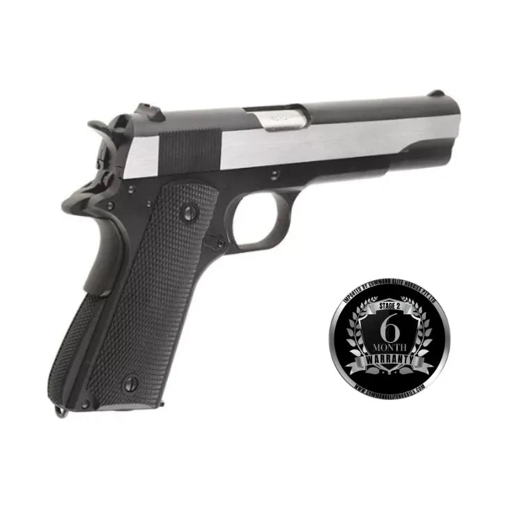 Army Armament Stage 2 R31-Y M1911A1 Silver Slide GBB Gel Blaster