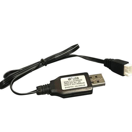7.4V Gel Blaster USB Charger Cable For 7.4 Battery -Black