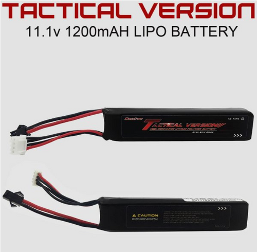 11.1v 1200mAH Tactical Version Lipo Battery